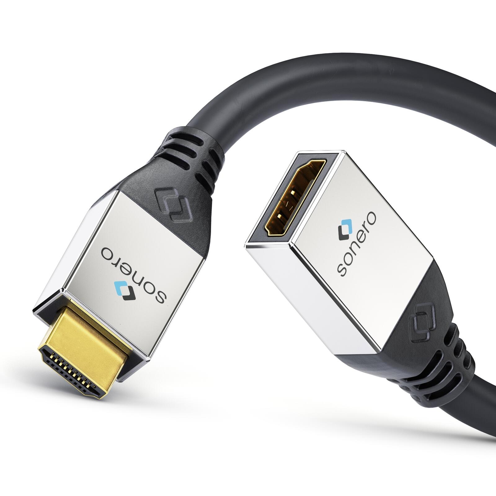 Sonero HDMI auf HDMI Adapter Kabel 0,25m