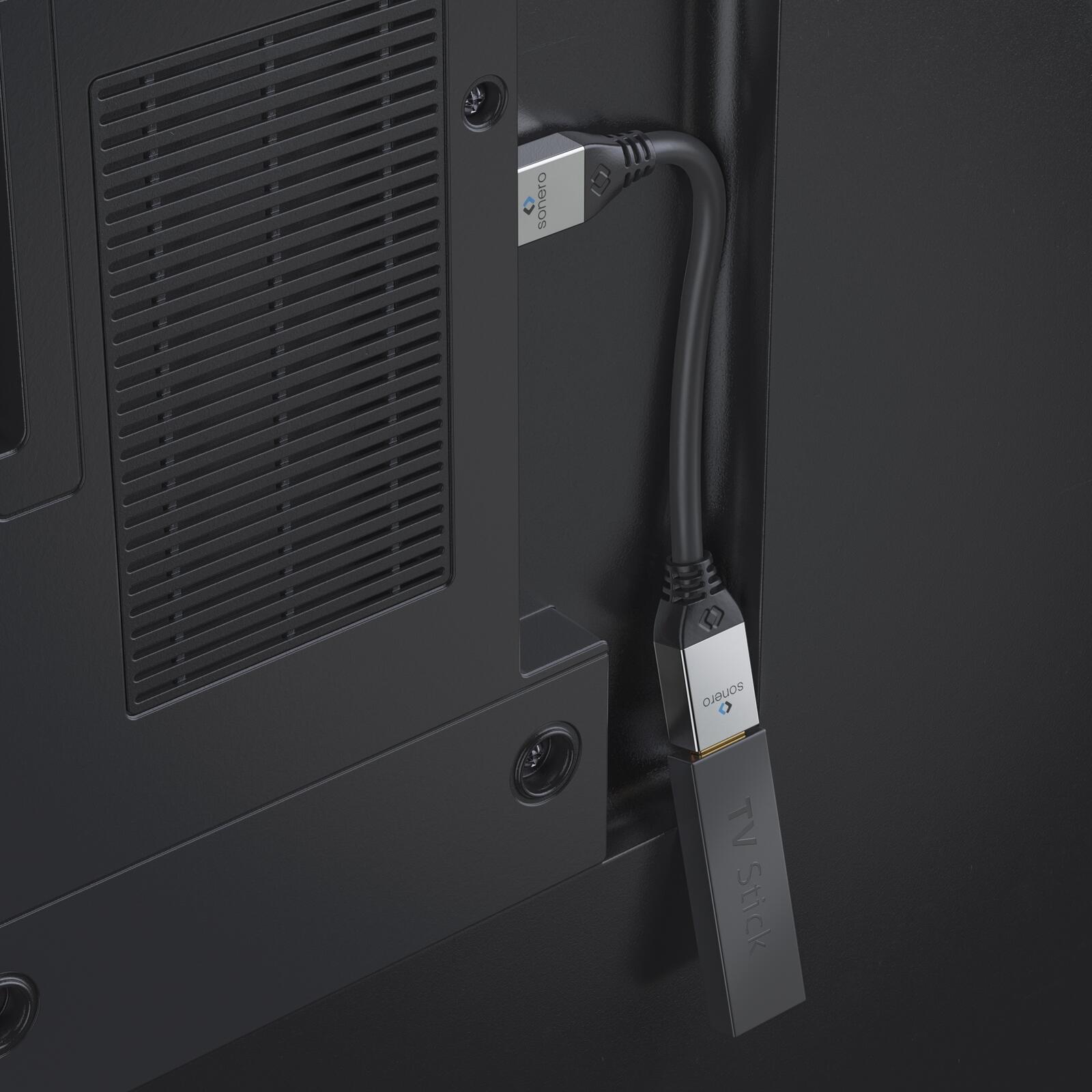 Sonero HDMI auf HDMI Adapter Kabel 0,25m