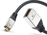 Sonero Micro HDMI auf HDMI Adapter Kabel 0,25m