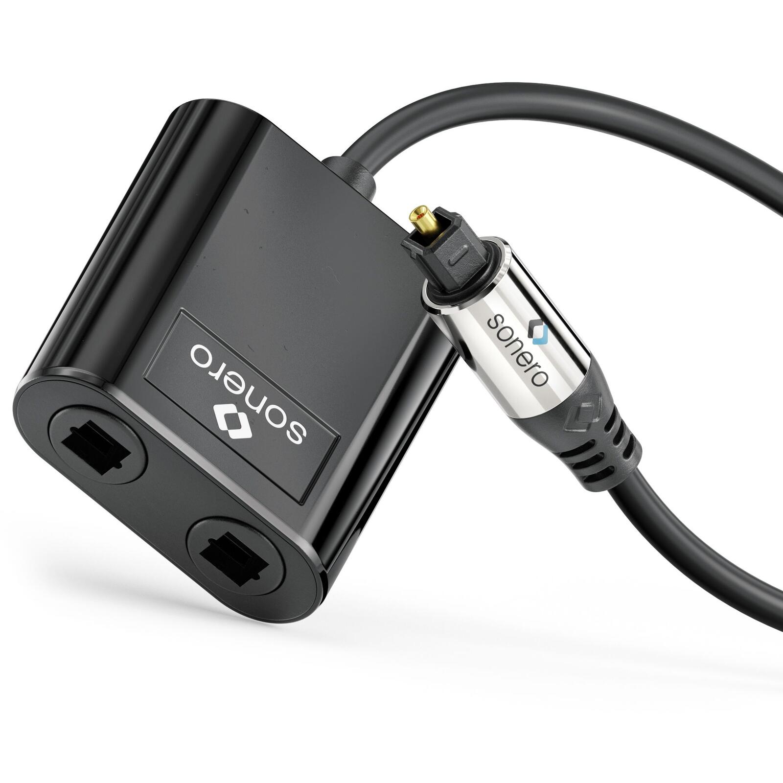 Sonero Optischer Audio Splitter 1x2 0,15m