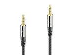 Sonero 3,5mm Audio Kabel Nylon 0,5m