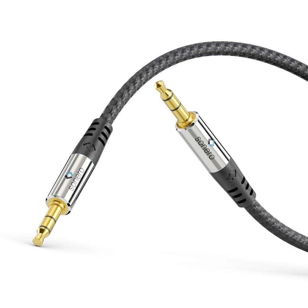 Sonero 3,5mm Audio Kabel Nylon 0,5m