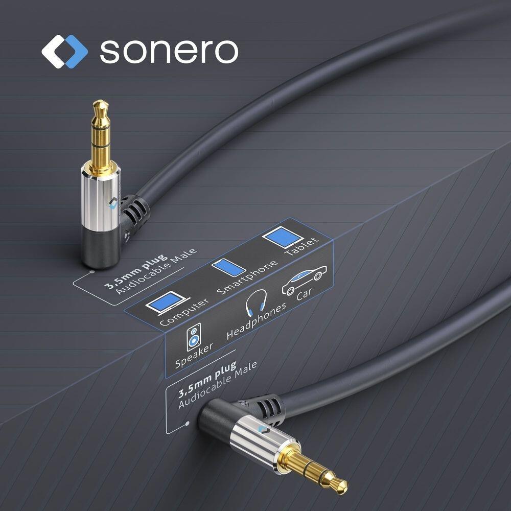 Sonero 3,5mm Audio Kabel 2x90° 1,5m