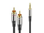 Sonero 2x Cinch auf 3,5mm Audio Kabel 15,0m