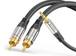 Sonero 2x Cinch auf 3,5mm Audio Kabel 15,0m