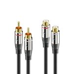 Sonero 2x Cinch Stereo Verlängerung 1,0m