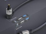 Sonero Optisches Audio Kabel 1x90° 10,0m