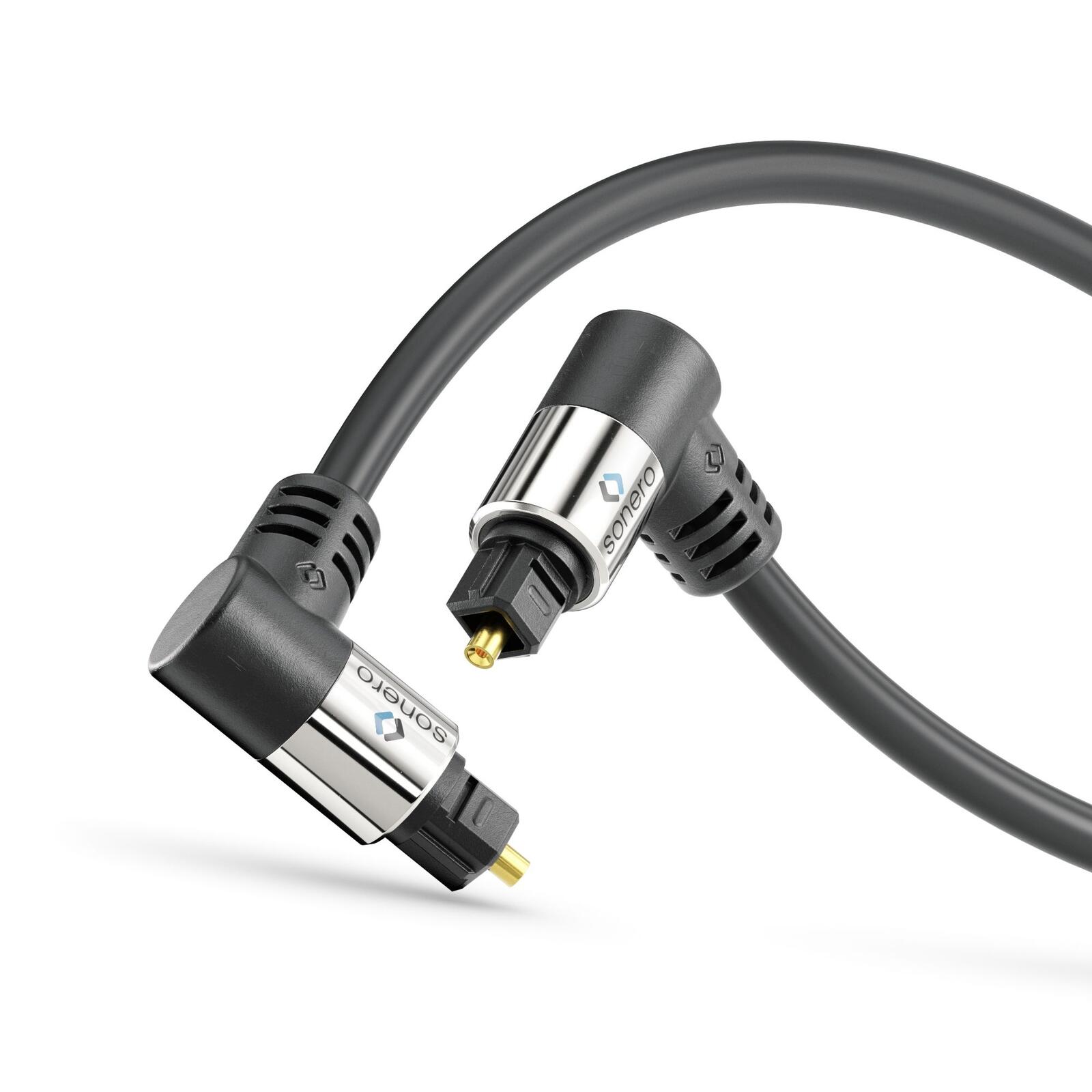 Sonero Optisches Audio Kabel 2x90° 1,5m