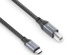 Sonero USB 2.0 Kabel - C/B - Aluminium - space grey/schwarz - 5,00m