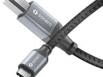 Sonero USB 2.0 Kabel - C/B - Aluminium - space grey/schwarz - 5,00m