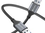 Sonero USB 3.0 Kabel - A/A - Aluminium - space grey/schwarz - 3,00m