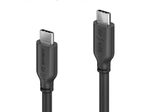 Sonero USB-C auf USB-C Ladekabel - USB 2.0, 60W PD - schwarz - 3,00m