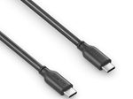 Sonero USB-C auf USB-C Ladekabel - USB 2.0, 100W PD - schwarz - 1,00m