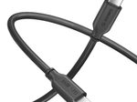Sonero USB-C auf USB-C Ladekabel - USB 2.0, 100W PD - schwarz - 1,00m