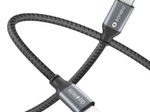 Sonero USB-C auf USB-C Ladekabel - USB 2.0, 60W PD - grau/schwarz - 3,00m