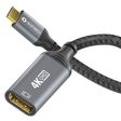 Sonero USB-C auf DisplayPort Adapter - 4K60, 21,6Gbps - grau/schwarz - 0,10m