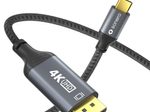 Sonero USB-C auf DisplayPort Adapter - 4K60, 21,6Gbps - grau/schwarz - 0,10m