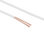 Sonero Lautsprecherkabel 2x1,5mm², CCA 10,0m, weiß