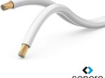 Sonero Lautsprecherkabel 2x1,5mm², CCA 10,0m, weiß