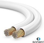 Sonero Lautsprecherkabel 2x1,5mm², CCA 50,0m, weiß