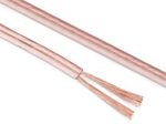 Sonero Lautsprecherkabel 2x2,5mm², CCA 10,0m, transparent
