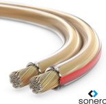 Sonero Lautsprecherkabel 2x2,5mm², CCA 10,0m, transparent