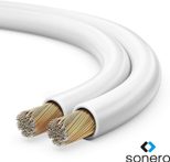 Sonero Lautsprecherkabel 2x2,5mm², CCA 10,0m, weiß