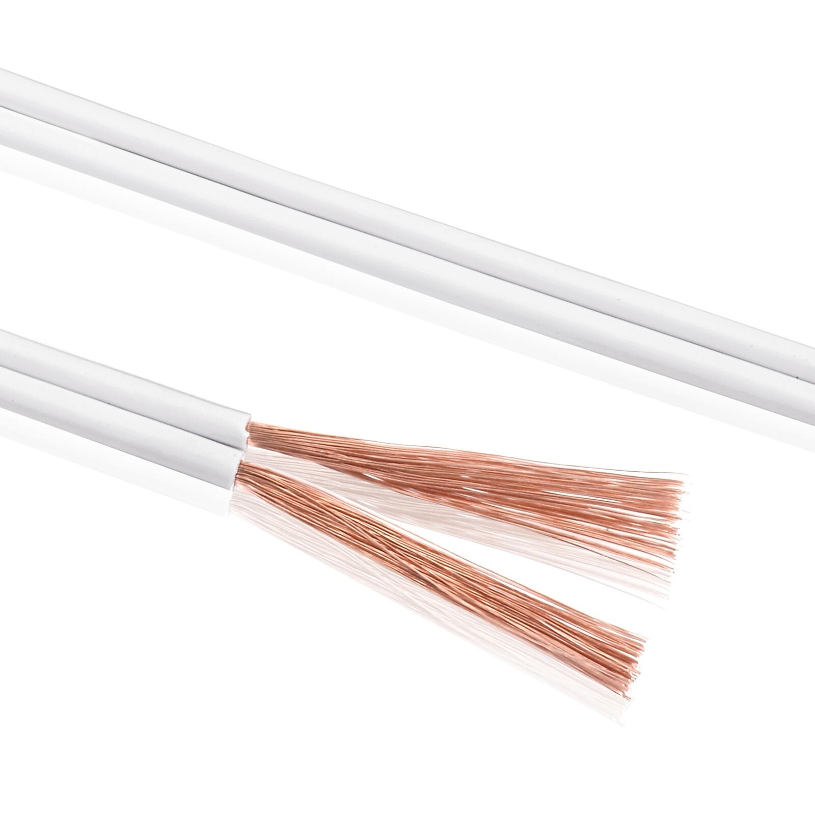 Sonero Lautsprecherkabel 2x4,0mm², CCA 50,0m, weiß