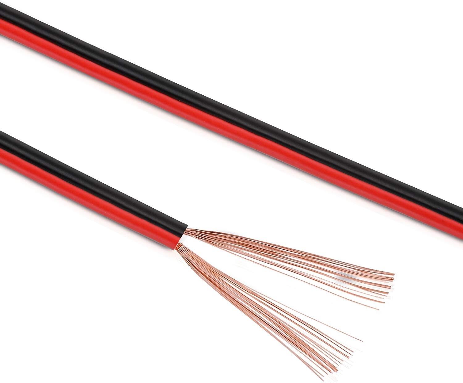 Sonero Lautsprecherkabel 2x0,75mm², CCA 10,0m, rot/schwarz