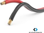 Sonero Lautsprecherkabel 2x0,75mm², CCA 10,0m, rot/schwarz