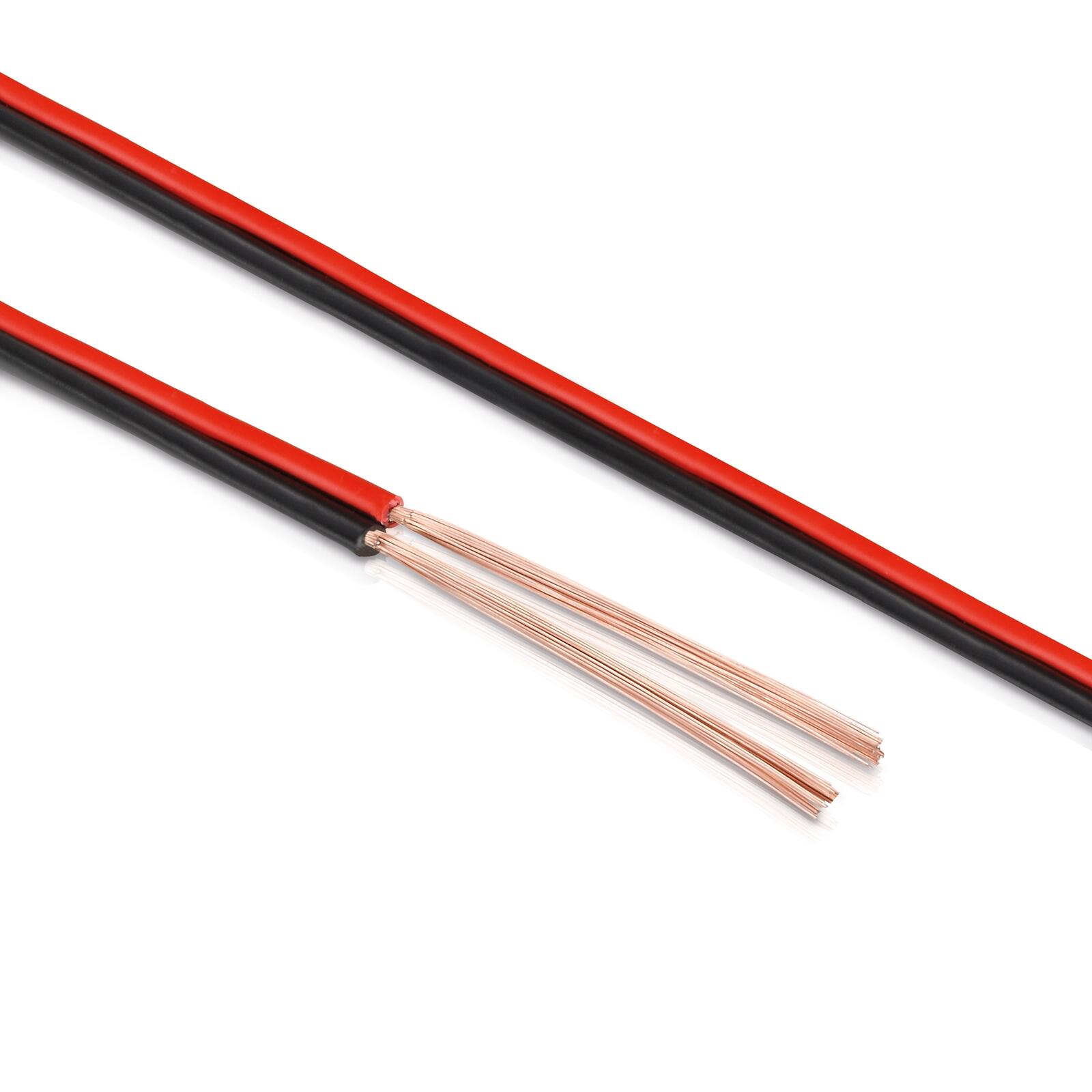 Sonero Lautsprecherkabel 2x1,5mm², CCA 10,0m, rot/schwarz