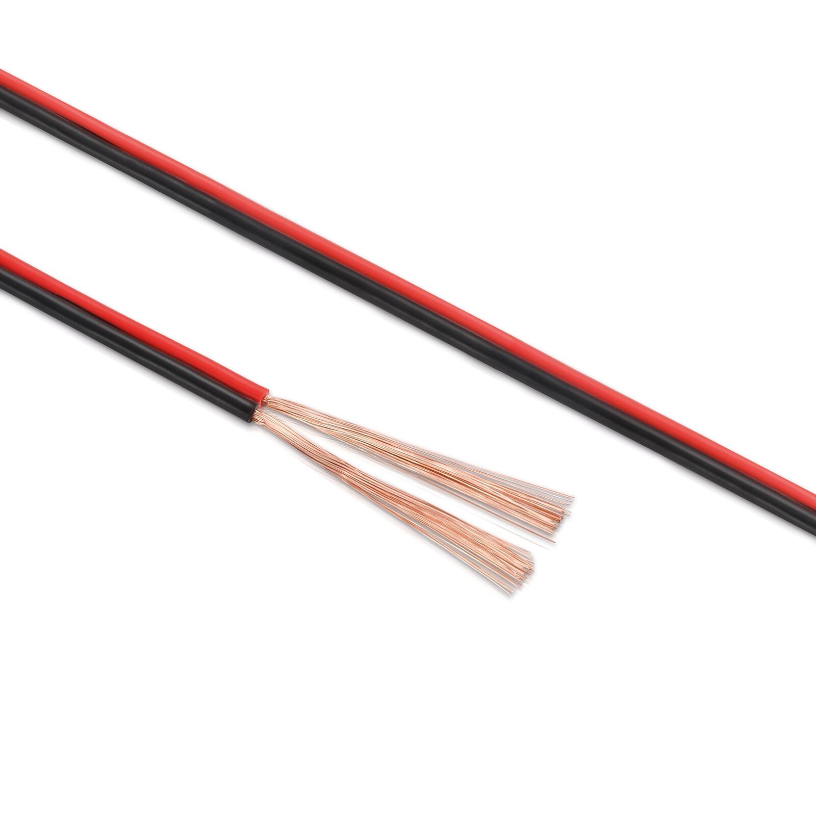 Sonero Lautsprecherkabel 2x2,5mm², CCA 10,0m, rot/schwarz