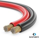Sonero Lautsprecherkabel 2x4,0mm², CCA  100m, rot/schwarz