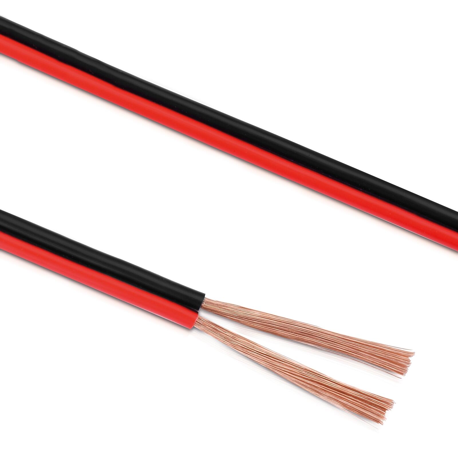 Sonero Lautsprecherkabel 2x4,0mm², CCA  100m, rot/schwarz