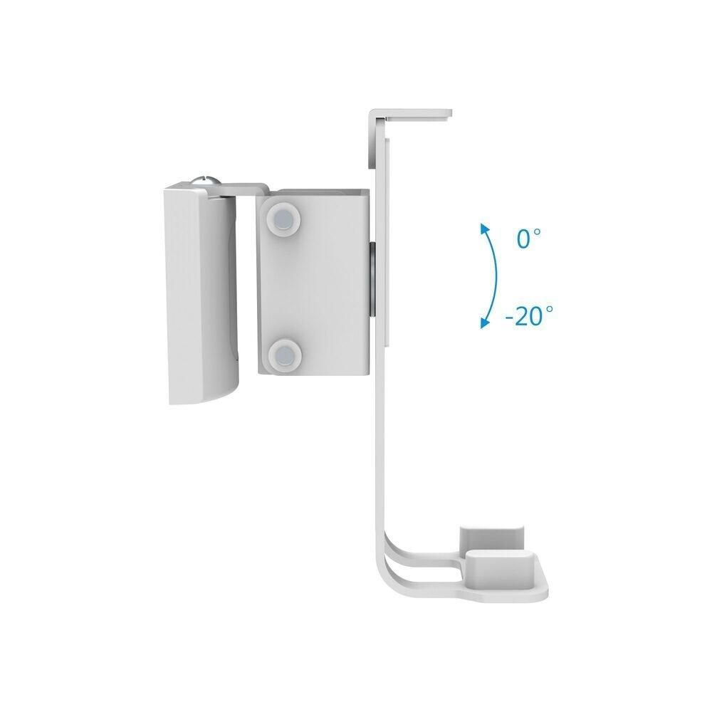 PureMounts Lautsprecher Wandhalterung für Sonos® One, Sonos® One SL, Sonos® Play1, weiß