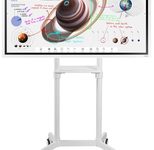 Samsung Flip Pro WM55B Flipchart 138,7 cm 55 Zoll inkl. PureMounts PM-CART-80W Rollwagen rotierbar