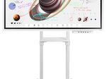 Samsung Flip Pro WM55B Flipchart 138,7 cm 55 Zoll inkl. PureMounts PM-CART-80W Rollwagen rotierbar & Tray CY-TF65BBC