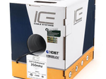ICE Cable - Cat.5e Kabel, 350MHz, UTP, 24AWG, SBC, HDBaseT, 305m Pulloutbox, Farbe: rot