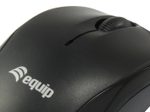 Equip kabelgebundene Reisemaus, schwarz