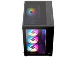 AeroCool PC Gehäuse Dryft-BK-v2 Mid-Tower Schwarz
