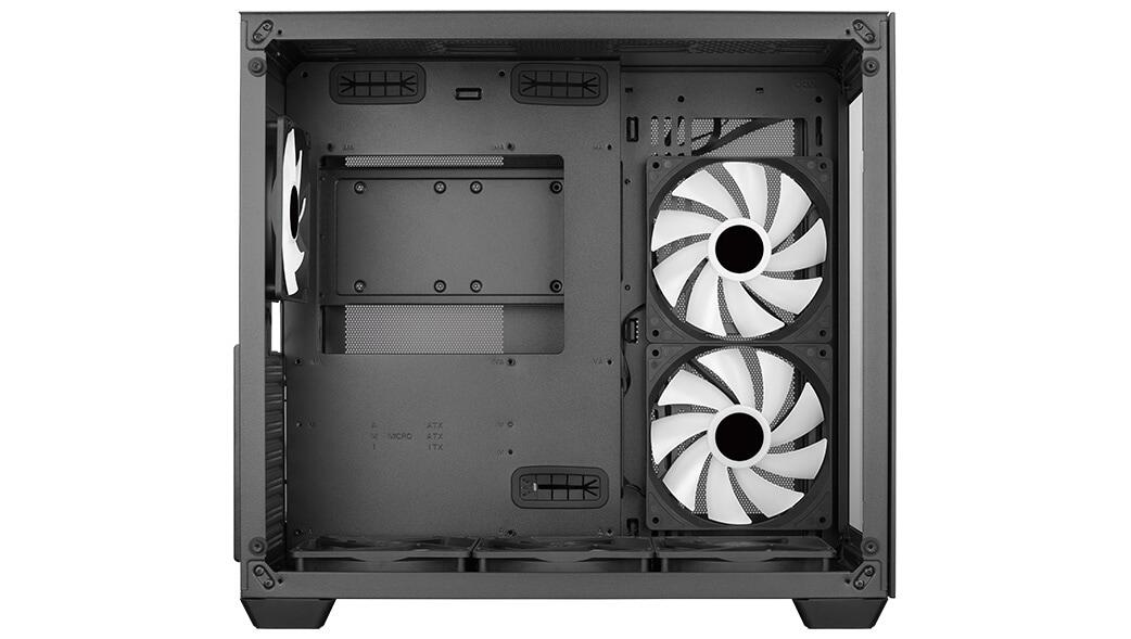AeroCool PC Gehäuse Dryft-BK-v2 Mid-Tower Schwarz