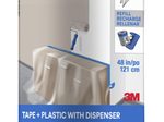 Scotch Blue™ Abdeckfolie mit Abroller transparent 122,0 cm x 27,4 m 1 Rolle