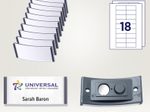 AVERY Zweckform Namensschilder mit Magnet