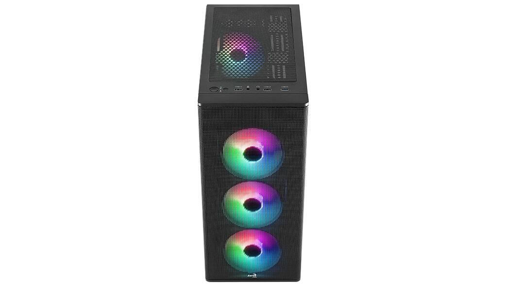 AeroCool PC Gehäuse Designer-G-BK-v2 Mid-Tower Schwarz
