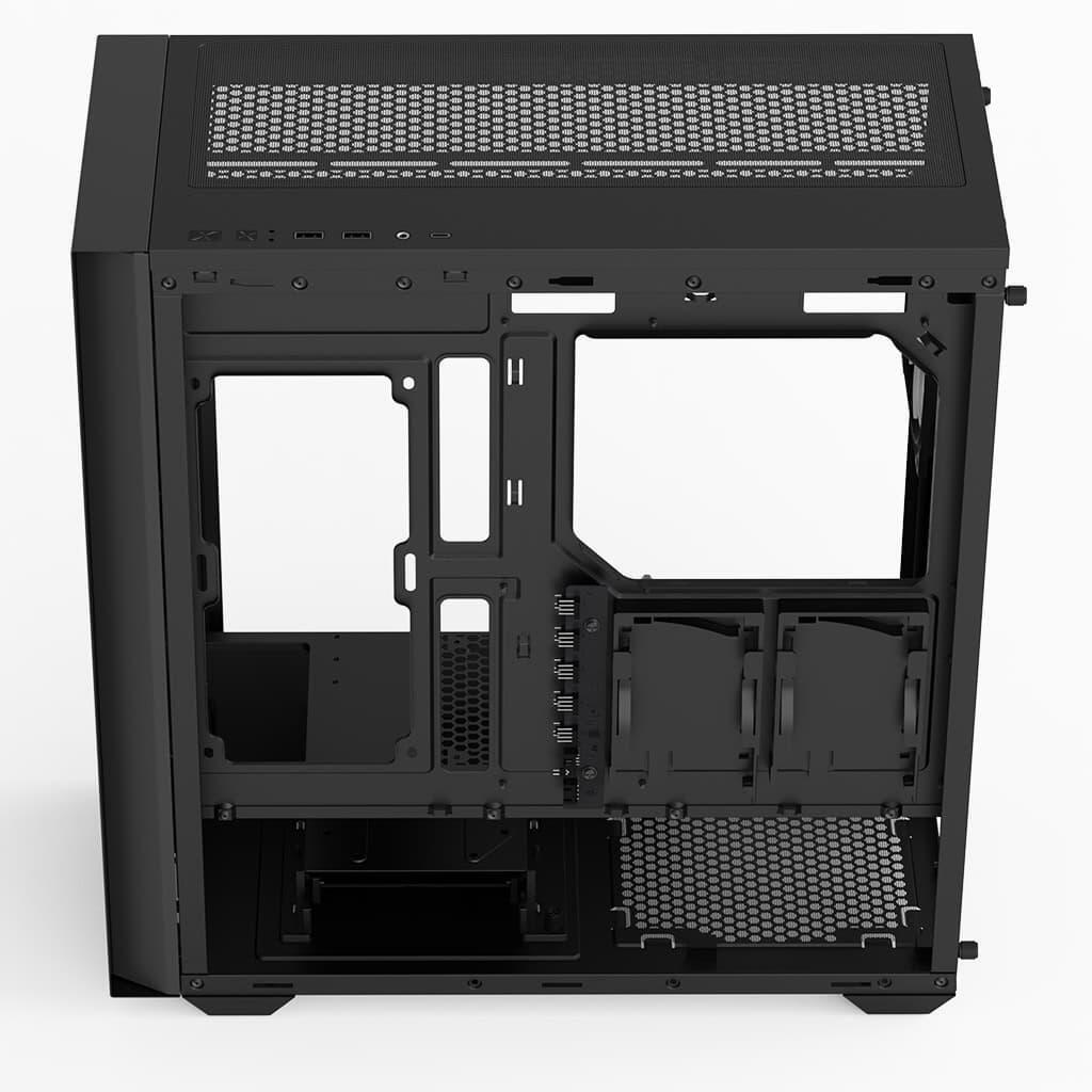 AeroCool PC Gehäuse D502A Mid-Tower Schwarz