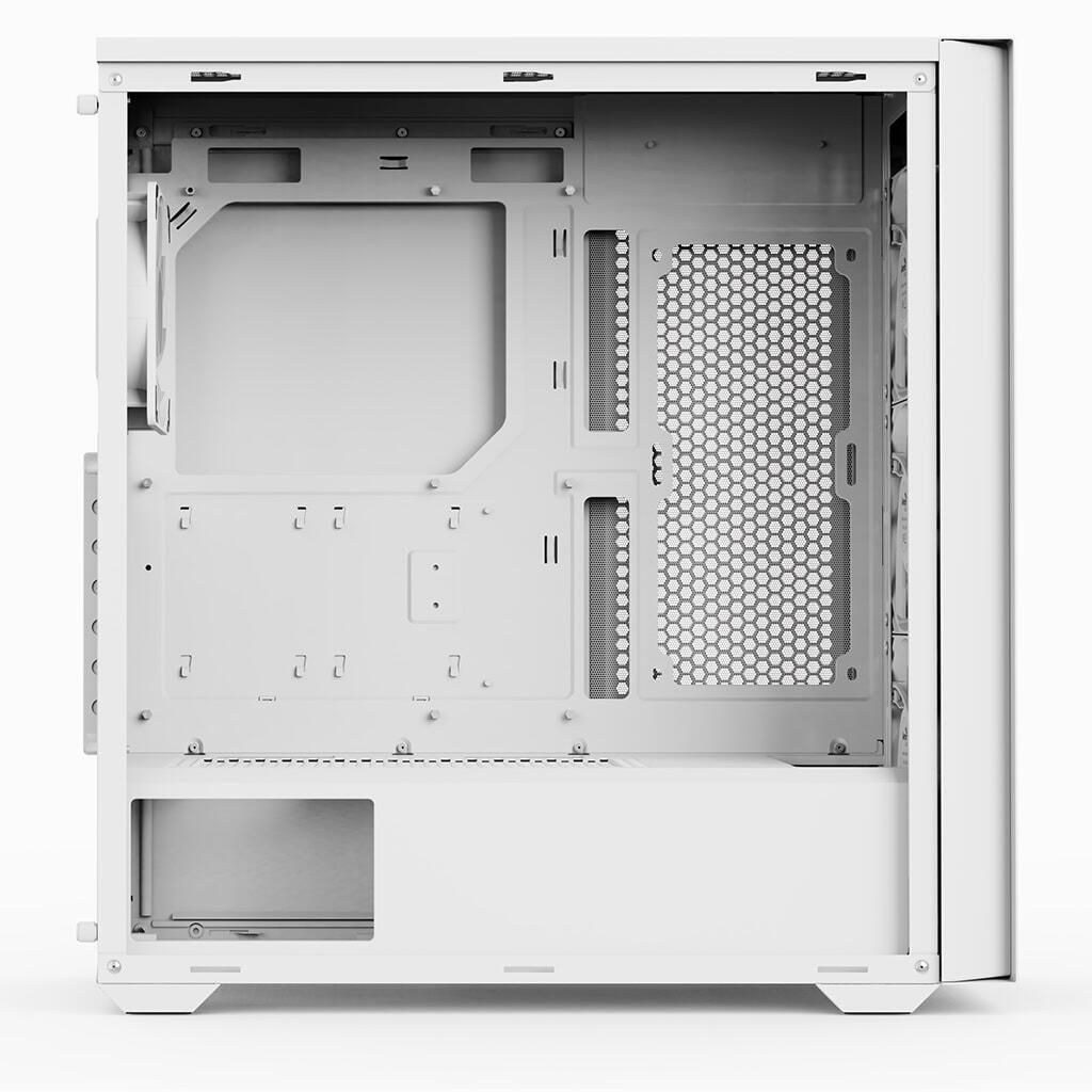 AeroCool PC Gehäuse D502A Mid-Tower Weiß