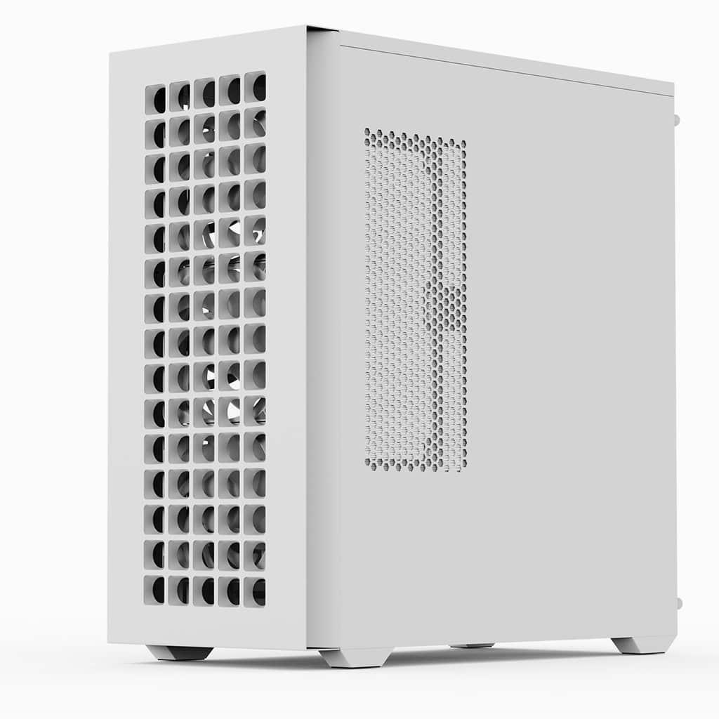 AeroCool PC Gehäuse D502A Mid-Tower Weiß