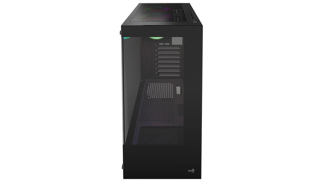 AeroCool PC Gehäuse Pivot-G-BK-v3 Mid-Tower Schwarz