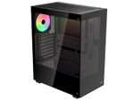 AeroCool PC Gehäuse Pivot-G-BK-v3 Mid-Tower Schwarz