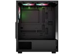 AeroCool PC Gehäuse Pivot-G-BK-v3 Mid-Tower Schwarz